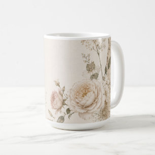 Gartenhochzeits-Einladung mit Naturlook Kaffeetasse