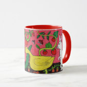 "Gartenhuhn & Freunde" Tasse (VorderseiteRechts)