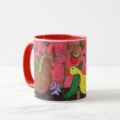 "Gartenhuhn & Freunde" Tasse (Vorderseite Links)