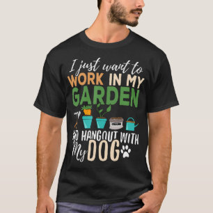 Gartenhund Lover Gardener Garten Haustier Geschenk T-Shirt