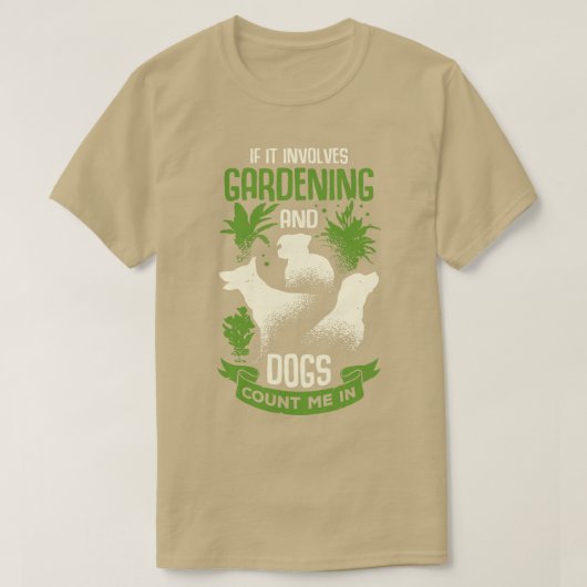Gartenhund Lover Gardener Geschenk T-Shirt (Design vorne)