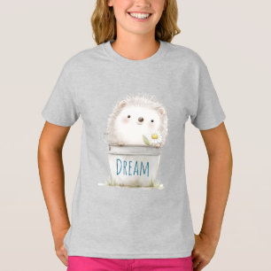 Gartenigel mit Gänseblümchen T-Shirt