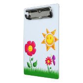Gartenillustration Mini Klemmbrett (Gewinkelt2)
