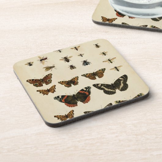 Garteninsekten von Vision Studio Getränkeuntersetzer (Linke Seite)