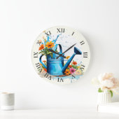 Garteninspiration Große Wanduhr (Zuhause)