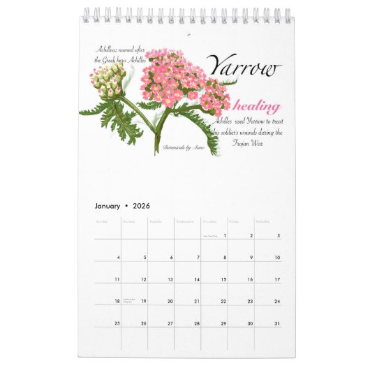 Gartenkalender 2026 kalender (Jan 2026)