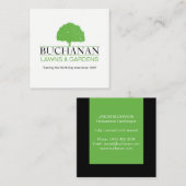 Gartenkarte Quadratische Visitenkarte (Vorne/Hinten)