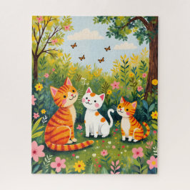 Gartenkatzen-Puzzle Puzzle