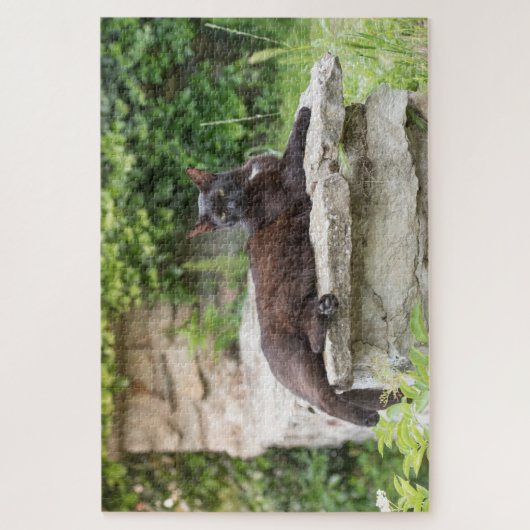 Gartenkatzenpuzzle Puzzle (Vertikal)