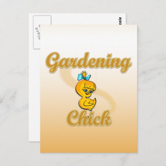 Gartenkeule Postkarte (Vorne/Hinten)