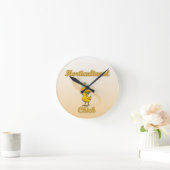 Gartenkick Runde Wanduhr (Zuhause)