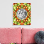 GartenkirschTomaten gestalten Ihr eigenes Foto Leinwanddruck (Insitu (Wohnzimmer))