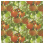 Gartenkirschtomaten Naturmuster Stoff (Nahaufnahme)