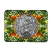 Gartenkirschtomaten Rahmen hinzufügen Ihr eigenes  Magnet (Horizontal)