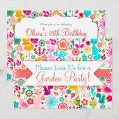 Gartenkitte Einladung (Vorne/Hinten)