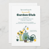 Gartenklub Einladung (Vorne/Hinten)