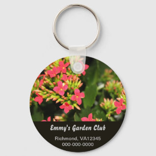 Gartenklub Schlüsselanhänger, Blume im Garten Schlüsselanhänger
