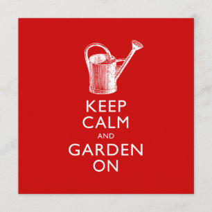 Gartenklub-Veranstaltung, Geburtstag des Gardeners Einladung