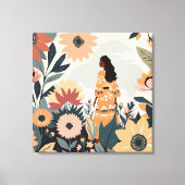 Gartenkontemplation Leinwanddruck (Vorderseite)