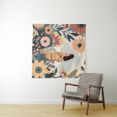 Gartenkontemplation Wandteppich (Beispiel (Horizontal))