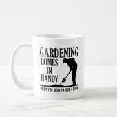 Gartenkörper Funny Mug Kaffeetasse (Links)