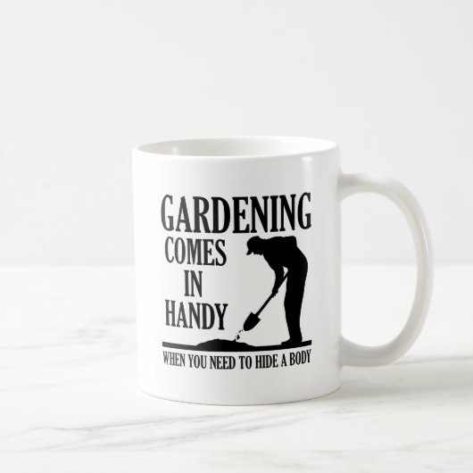 Gartenkörper Funny Mug Kaffeetasse (Rechts)