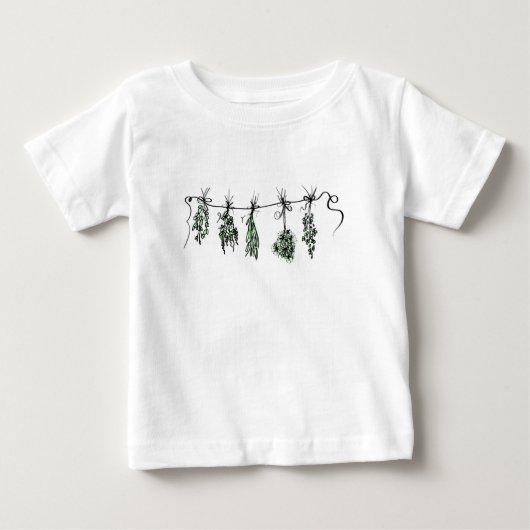 Gartenkräuter Baby T-shirt (Vorderseite)