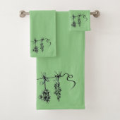 Gartenkräuter Badhandtuch Set (Insitu)