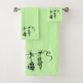 Gartenkräuter Badhandtuch Set (Insitu)