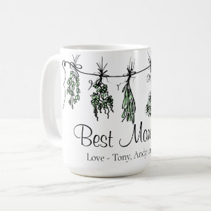 Gartenkräuter Beste Mama je Kaffeetasse