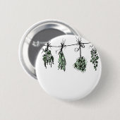 Gartenkräuter Button (Vorne & Hinten)