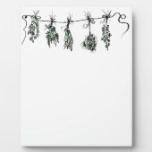 Gartenkräuter Fotoplatte (Vorderseite)