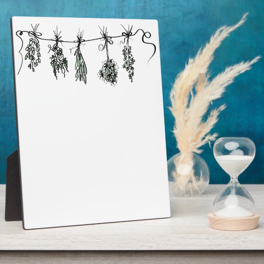 Gartenkräuter Fotoplatte (Seite)