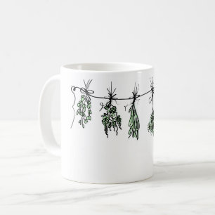 Gartenkräuter Kaffeetasse