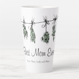 Gartenkräuter Salbeis thyme dill Beste Mama je Milchtasse