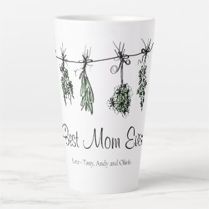 Gartenkräuter Salbeis thyme dill Beste Mama je Milchtasse