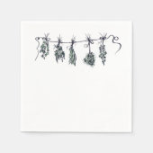 Gartenkräuter Serviette (Vorderseite)