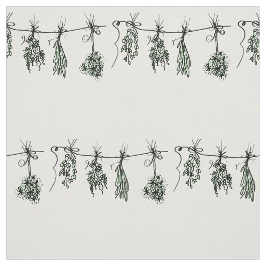 Gartenkräuter Stoff (Muster)