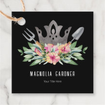 Gartenkronen Boho Chic Wasserfarbwerkzeuge Blume