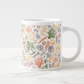 Gartenküche Gemüsemuster Jumbo-Tasse (Rechts)