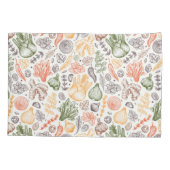 Gartenküche Gemüsemuster Kissenbezug (Rückseite-Links)