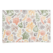 Gartenküche Gemüsemuster Kissenbezug (Vorderseite-Rechts)