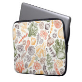 Gartenküche Gemüsemuster Laptopschutzhülle (Vorderseite Links)