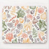 Gartenküche Gemüsemuster Mousepad (Vorne)
