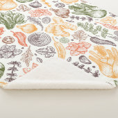 Gartenküche Gemüsemuster Sherpadecke (3/4)