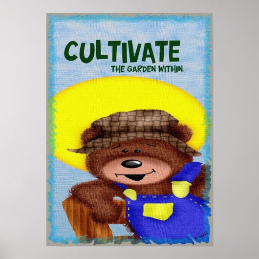 Gartenkultur Poster (Vorne)