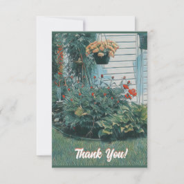 Gartenlandschaft Dankeskarte