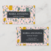 Gartenlandschaft Gartenbau Modernes Cool Visitenkarte (Vorne/Hinten)