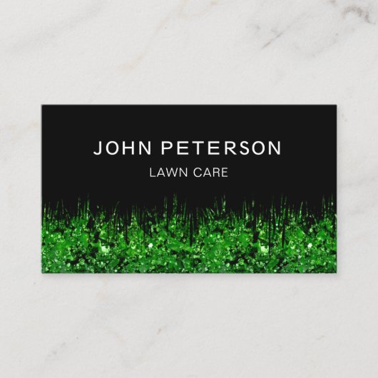 Gartenlandschaft Grüne Wiesen Visitenkarte (Vorderseite)