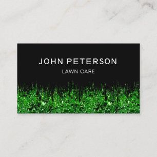 Gartenlandschaft Grüner Gras Visitenkarte
